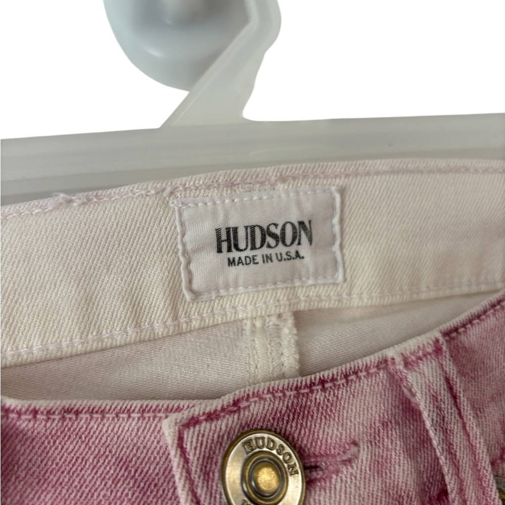 Hudson Jeans Baby Pink Krista Super Skinny Stretch Denim Pants - Picture 4 of 7